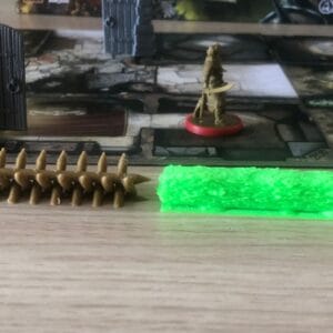 6 cespugli più 6 barricate - Pimp up Zombicide Black Plague / Green Horde - Meeple Lab