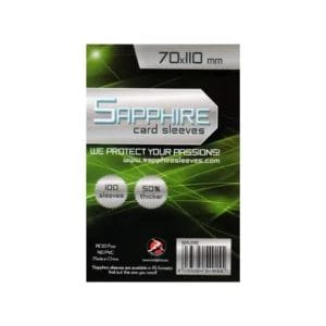 Card Sleeves bustine protettive Sapphire serie Lime - 70x110 (100 pcs)