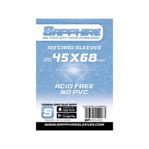 Card Sleeves bustine protettive Sapphire serie Azure – 45×68 (100 pcs)