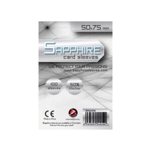 Card Sleeves bustine protettive Sapphire serie White - 50x76 (100 pcs)